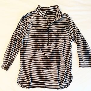 Striped Workout Pullover